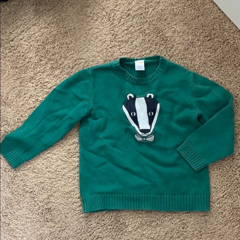 Gymboree boy green sweater size 4T